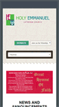 Mobile Screenshot of holyemmanuel.org